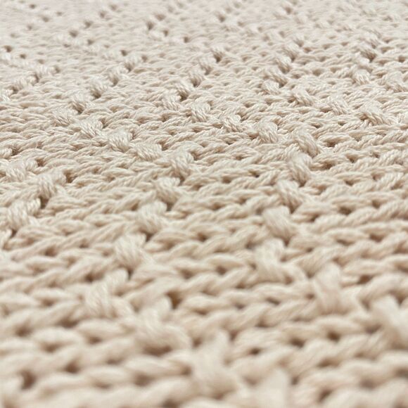 ~ Free People Small We The Free Winding Road Tank Sweater Loose Knit Cream Boho - Picture 3 of 15